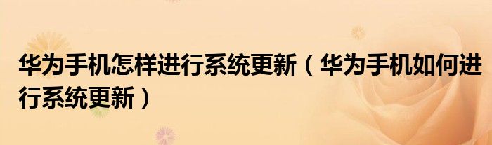 华为最新系统11更新详解，初学者与进阶用户的步骤指南